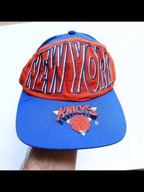 VTG 90s The Game New York Knicks Big Font Hat